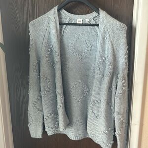 Light blue knit gap cardigan